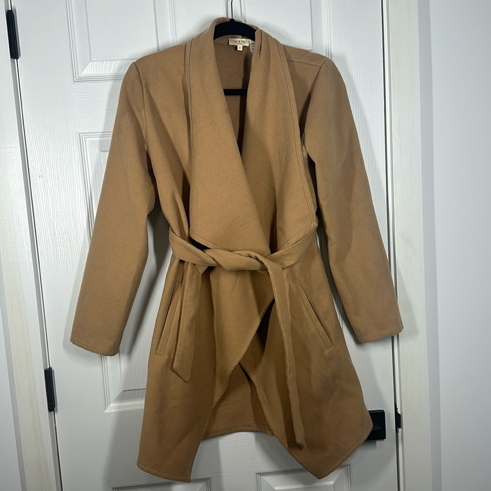 Beige winter coat